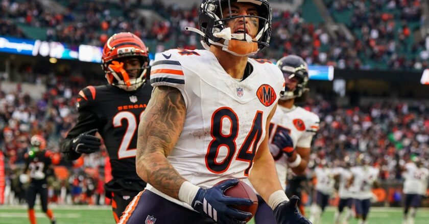 kudupinter – Colston Loveland finishes Chicago Bears touchdown to beat Cincinnati Bengals