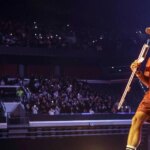Anuel AA reviews highlights from his discography at Roig Arena