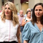 Yolanda Díaz carries the Podemos flag for coordinated party suppression and demands classes of 20 students, five fewer than the PSOE