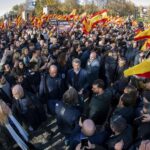 This was the gathering called by the Popular Party at the Debod Temple