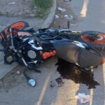Car and motorcycle collide in Villa Elvira: Motorcyclist injured