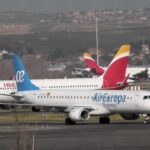 He prevents some airlines from flying and promotes a trade war between them