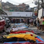 The Prime Minister’s Department of Internal Affairs has arrested five police officers suspected of crimes during a massive operation that left 122 people dead.