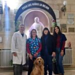 Morning with Saru, one of the golden people visiting the children’s hospital