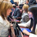 23 senators were sworn in, but Lorena Villaverde took a seat and became uncomfortable for the ruling party