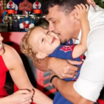 The son of Tata Estaneki and Giulio Cosillo is discharged after a week in the hospital