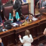 Patricia Bullrich met with Victoria Villarroel in the Senate