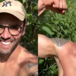 Shirtless Daniel Cade “Biscuit” on the web in his first appearance after his breakup with Yvette Sangallo and shows off his muscles in video