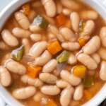 Beans with caramelized onions and cashew cream