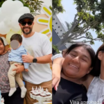 Nathalie Vertez celebrates with her grandmother: “The visa has been approved for Buffy. Habimus Vacations”