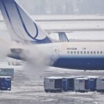 At least 1,700 flights canceled and more than 6,500 delayed due to the winter storm in the United States.