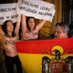 The alleged attacker of two FEMEN activists was arrested at the door of Franco’s Mass community