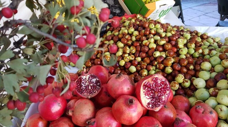Pomegranate The fruit spread throughout the city of Granada