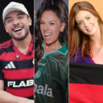 Celebrities become “rivals” for Flamengo and Palmeiras fans in the Libertadores final