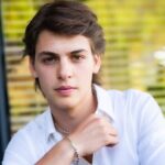 He is the 20-year-old son of a famous model and joins the cast of the movie Margarita as an actor