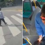 Chacarita: A woman was hit by a bus when she was crossing the pedestrian road