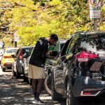 The new rotary parking system provides the end of flannels and electronic payment