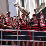 Flamengo players mock their rival at a party