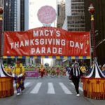 What time exactly does the Macy’s Parade start on Thanksgiving Day in New York?
