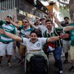 A Palmeiras fan died in Lima hours before the match against Flamengo
