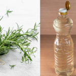 What is the recommended mixture of white vinegar and rosemary?
