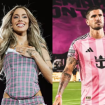 Tini Stoessel and Rodrigo De Paul kiss after Inter Miami’s win