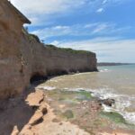 This is Barranca Los Lobos, the cliff area where a journalist died after falling from a height of 25 metres