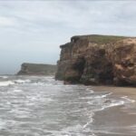 What does Barranca de Lobos look like, the place where a journalist died after falling from a cliff in Mar del Plata