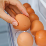 Should eggs be stored in the refrigerator or outside?