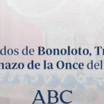 La Bonoloto, Triplex and Cuponazo de la One results for Monday, Monday, December 1, 2025