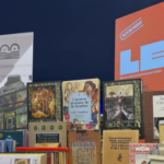 Moyano’s booth at Nuevos Ministerios for Book Friday