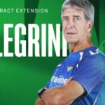 Betis announces Pellegrini’s renewal until 2027