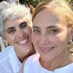 Photo: Heloisa Berisse appears online for the first time with her friend