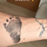 Birth of Milano, the first child of Arrascaeta and Camilla Bastiani