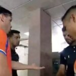 strange! The player is sent off before the match starts