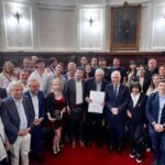Luis Alfredo Lo Moal was honored as a brilliant citizen of La Plata