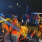 A drunk and drugged driver lost control of his car on Guadalupe Island, injuring at least 19 people