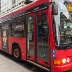Many buses with graffiti and punctured wheels appear in La Coruña the day before a transport strike