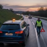 If you connect emergency triangles and a V16 beacon at the same time: Can you be fined?