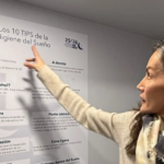 Queen Letizia was surprised by a visit to the sleep unit installed next to the Gregorio Marañon Hospital in Madrid