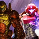 A cross between DOOM and Metroid? It already happened in Metroid 4, and Doom Slayer proposes a shared game with Samus
