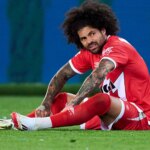 Footballer Aridan Hernandez was arrested after testing positive for alcohol following a traffic accident