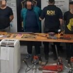 A gang carried out raids in Konurbanu fell: they took pictures with a stolen mobile phone and were arrested