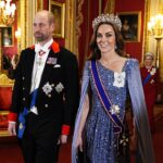 Kate Middleton wears the large tiara made of 2,600 Indian rubies for the first time in honor of Queen Victoria the people