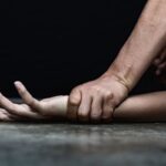 Jealous, the man tears off and swallows part of his partner’s mouth