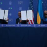 The Democratic Republic of the Congo and Rwanda sign a peace agreement in the United States