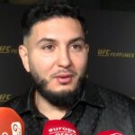 Omar Montes admits, amused and resigned, to how his newborn looks: “He cries a lot and tells me”