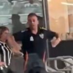 Video: Atletico MG fan makes racist gestures against Palmeiras fans