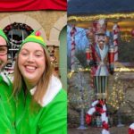 A giant nutcracker was stolen from a house known as the “Christmas House” in England