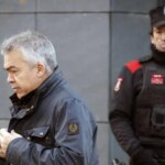 Santos Cerdán goes to the Tavala Courts, in Navarra, to sign for the first time